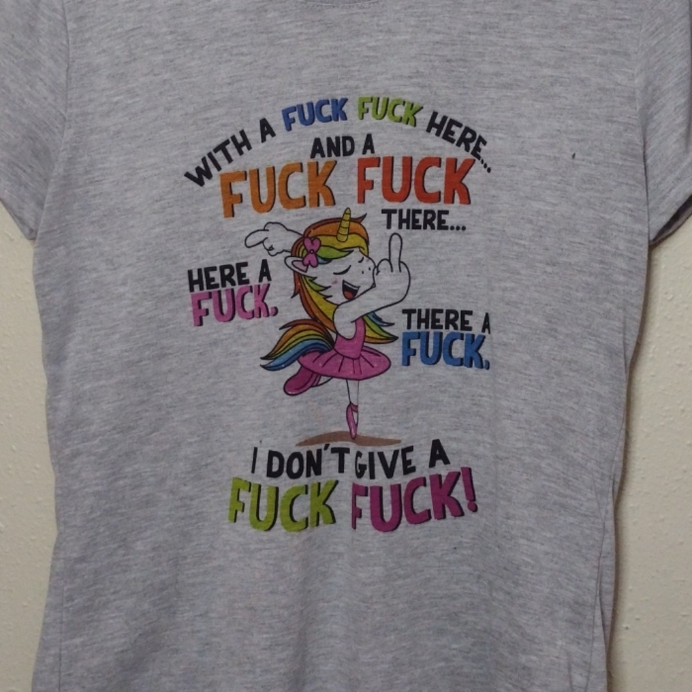 Unicorn "I don't give a f*ck" tee
